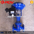 hot sales pneumatic diapragm regulating valve with flange type